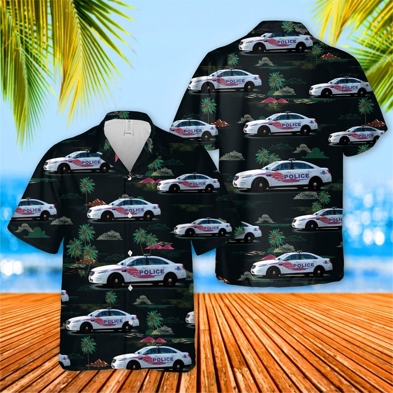 Metropolitan Police Department Of The District Of Columbia Ford Taurus Police Interceptor Hawaiian Shirt