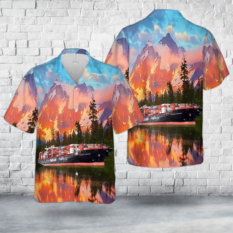 Hapag Lloyd Container Line Colombo Express Hawaiian Shirt