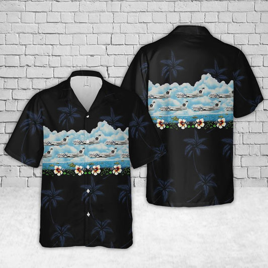 U.S. Navy A-7E "Corsair II" VA-83 "Rampagers" IK-89 Hawaiian Shirt