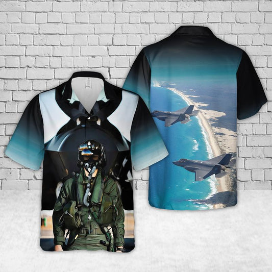Royal Australian Air Force F-35A Lightning II Hawaiian Shirt