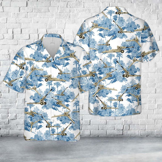 M198 Howitzer Tank Hawaiian Shirt