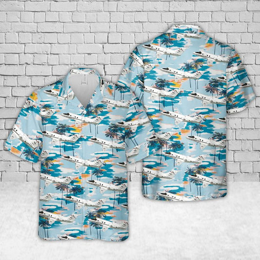 U.S Air Force Raytheon T-1 Jayhawk Hawaiian Shirt