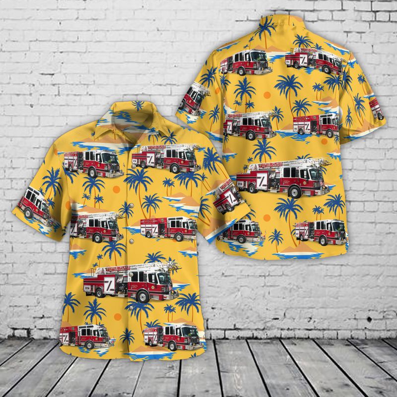 Carle Place, New York, Carle Place Hook, Ladder & Hose Company #1 Hawaiian Shirt