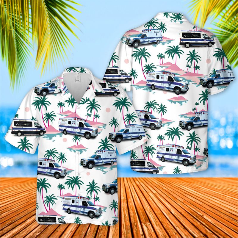 Brewster Ambulance Service Hawaiian Shirt