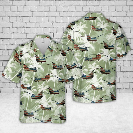 US Army Boeing CH-47 Chinook Hawaiian Shirt