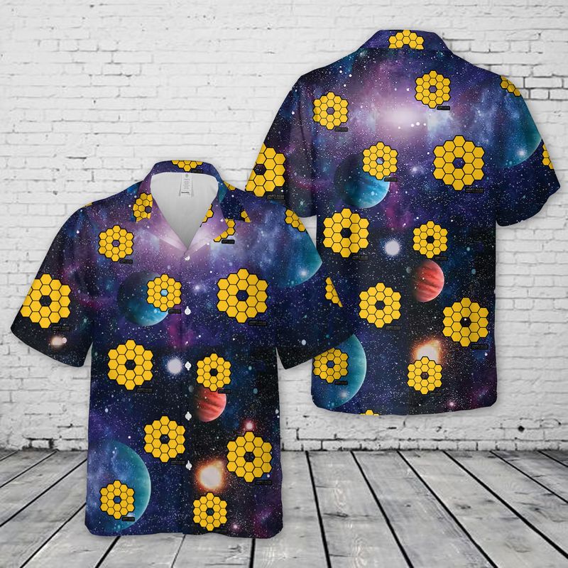 James Webb Space Telescope Hawaiian Shirt