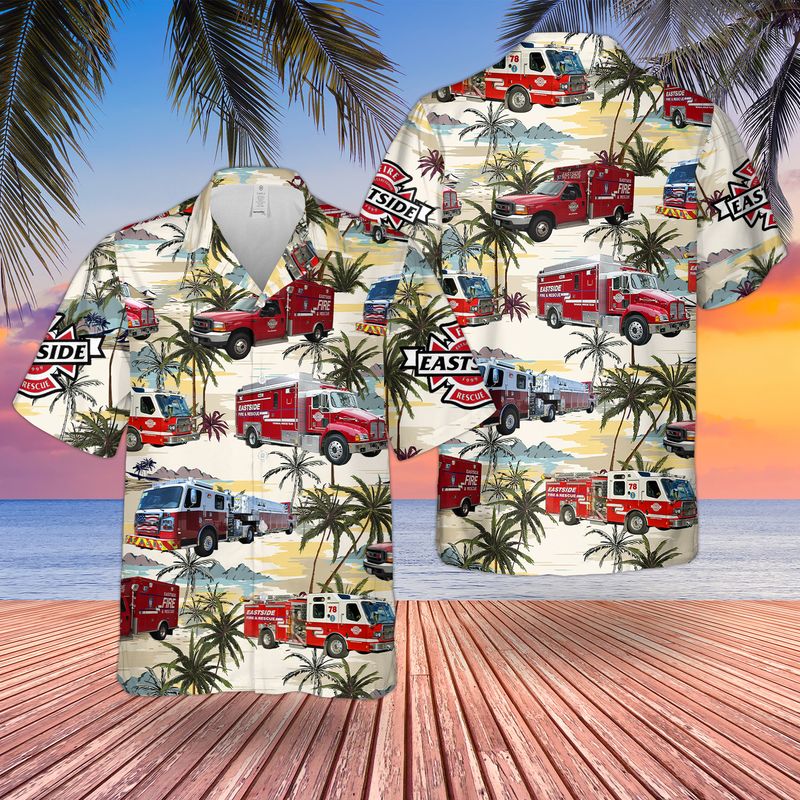 Washington Eastside Fire and Rescue Hawaiian Shirt