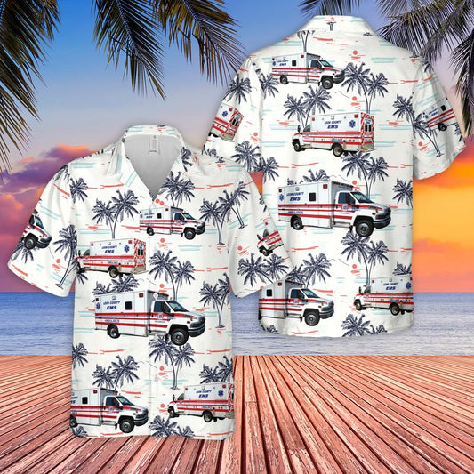 Leon County Emergency Medical Services Hawaiian Shirt