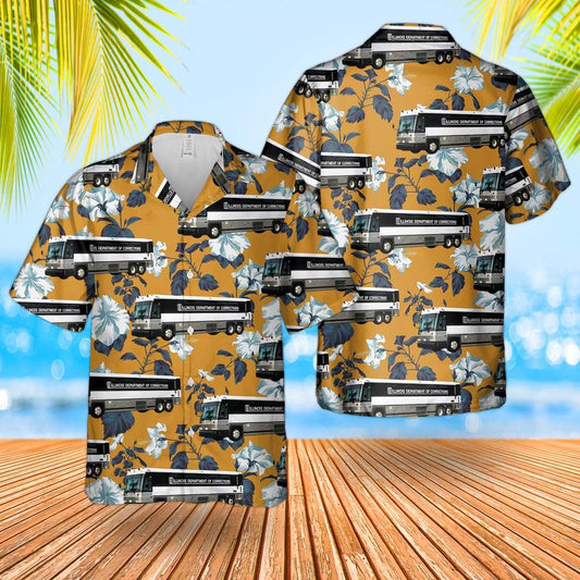 Illinois Department Of Corrections Hawaiian Shirt