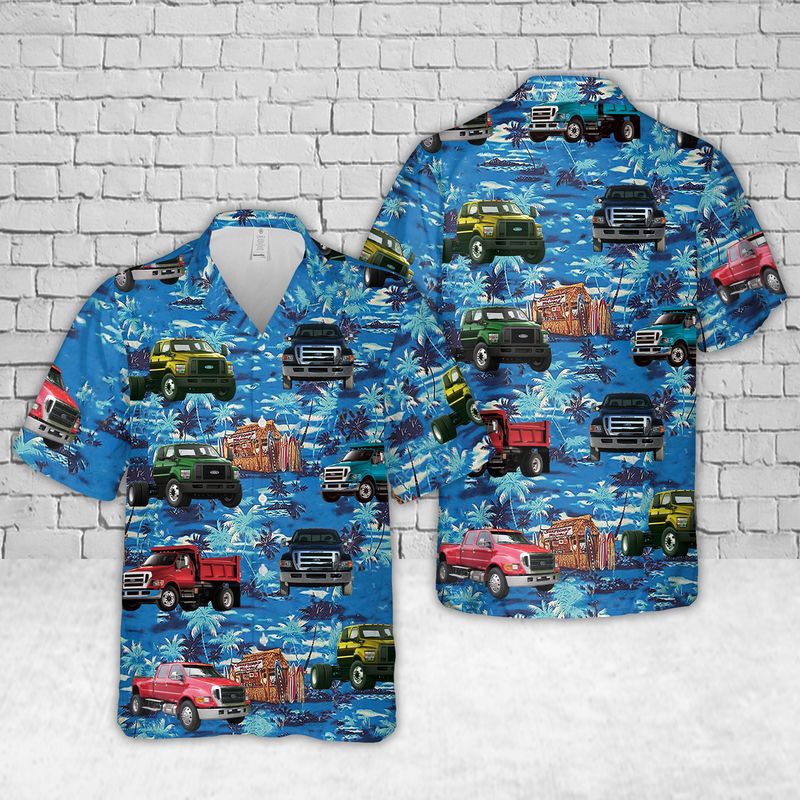 Ford F-650 Hawaiian Shirt
