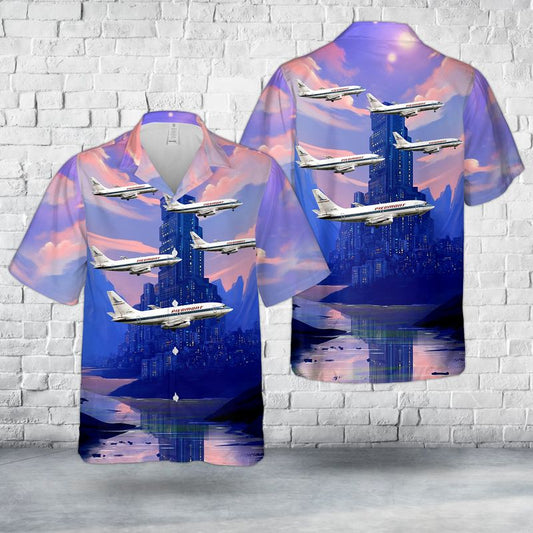 Piedmont Airlines Boeing 737-200 Hawaiian Shirt