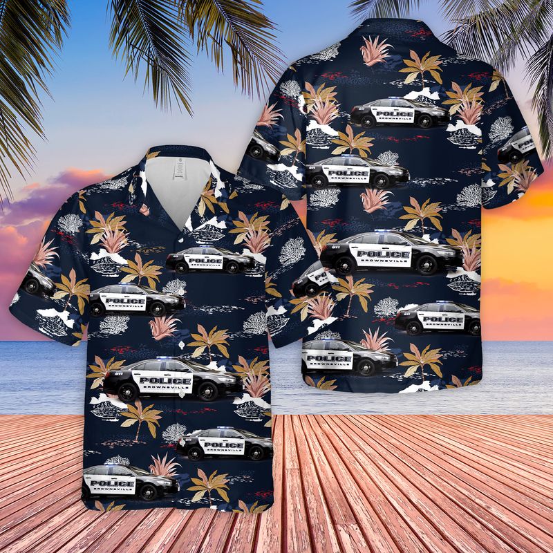 Brownsville Police Department Hawaiian Shirt