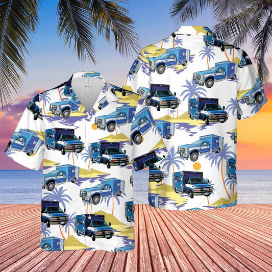 Illinois Lakeside EMS Hawaiian Shirt