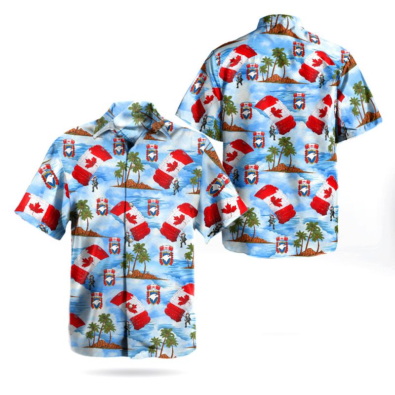 SkyHawks Parachute Team Hawaiian Shirt