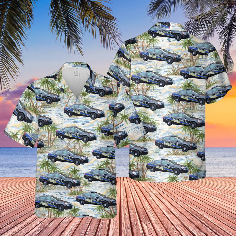 Baltimore Police Department Ford Taurus Police Interceptor Hawaiian Shirt