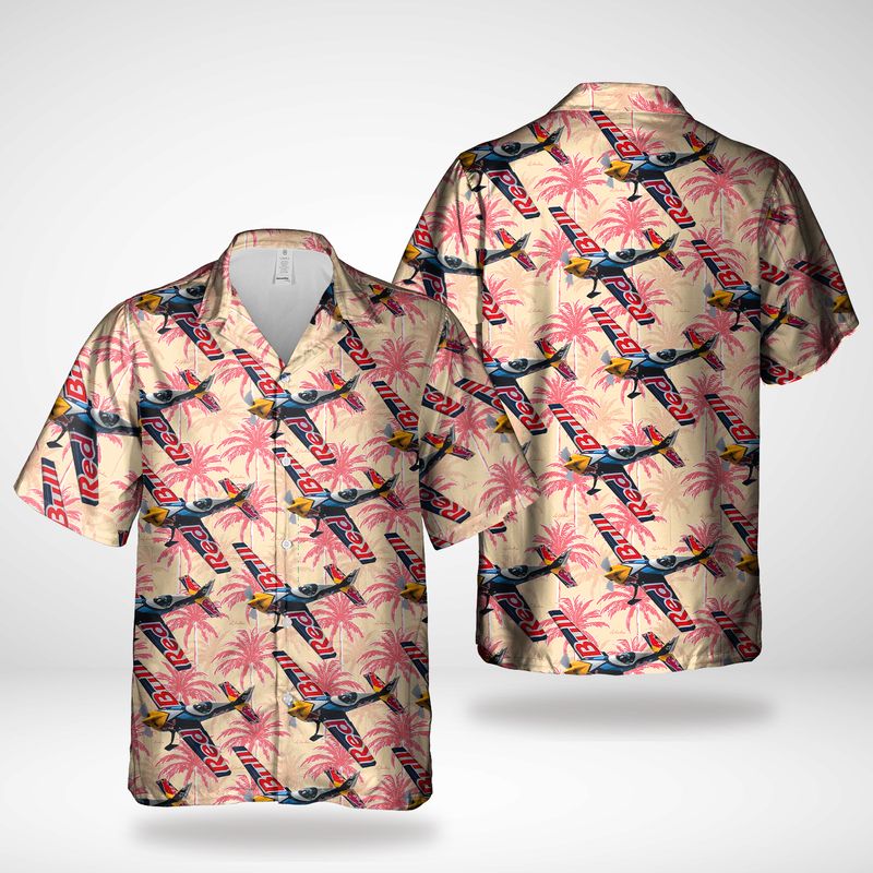 Red Bull Air Force Hawaiian Shirt