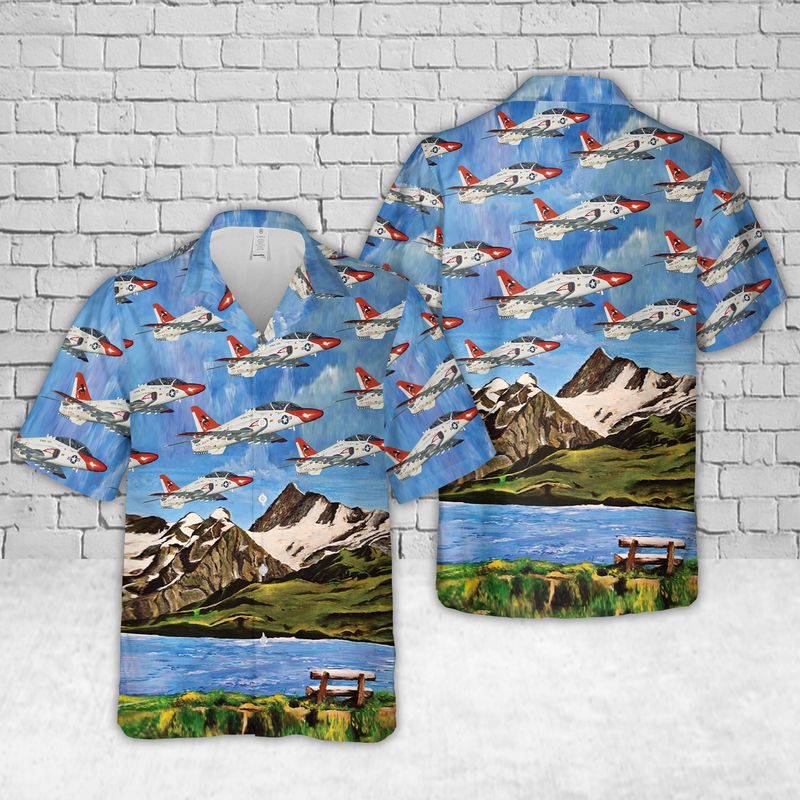 U.S Navy VX-23 T-45 Goshawk Hawaiian Shirt