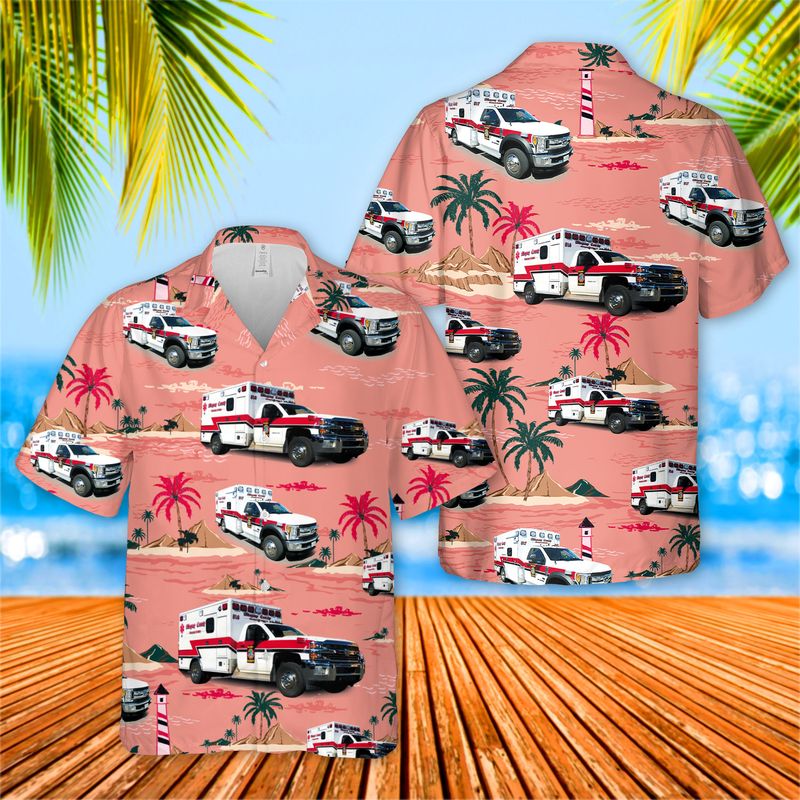 Allegany County Department of Emergency Services Hawaiian Shirt