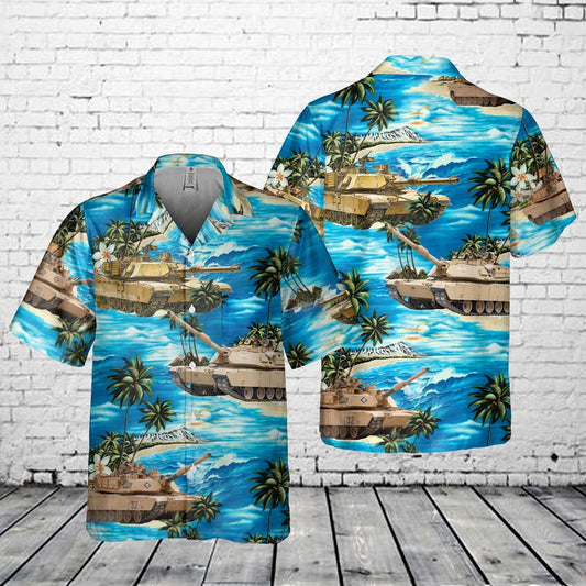 M1 Abrams Hawaiian Shirt