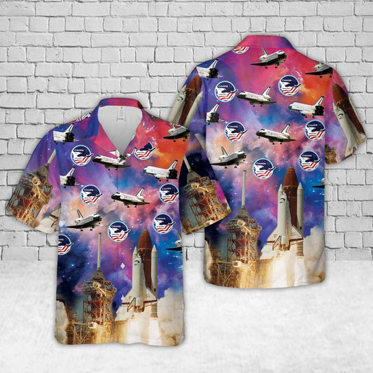 Space Shuttle Columbia Hawaiian Shirt