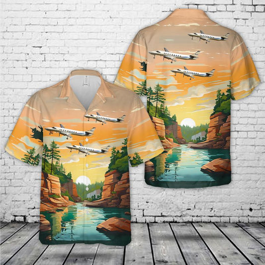 Fairchild Swearingen Metroliner Hawaiian Shirt