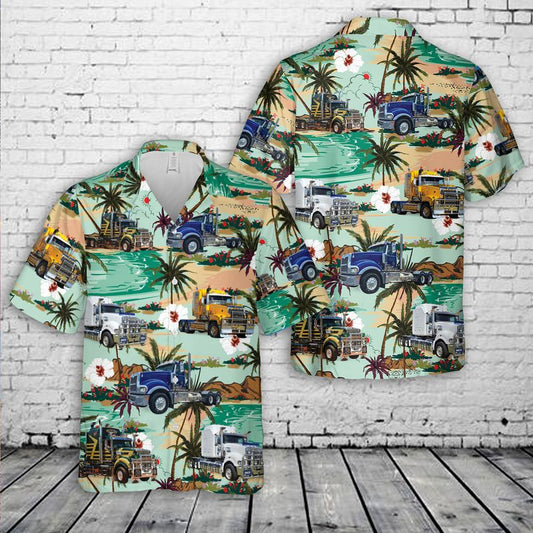 Mack Titan Heavy Duty Truck Hawaiian Shirt