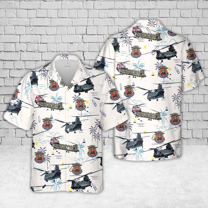 RAF Chinook Display Team Hawaiian Shirt
