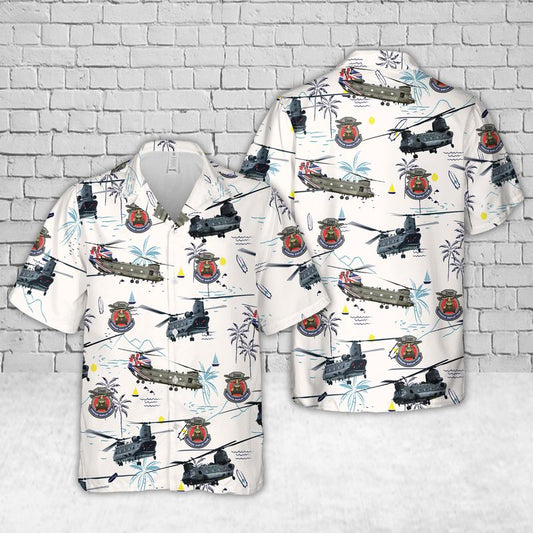 RAF Chinook Display Team Hawaiian Shirt