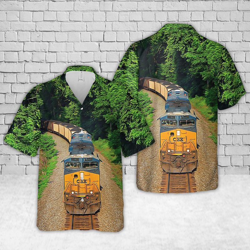 CSX Transportation Hawaiian Shirt