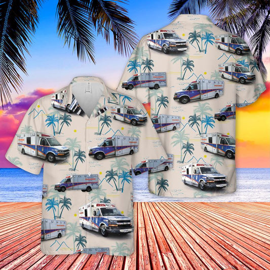 Peel Regional Paramedic Services Hawaiian Shirt