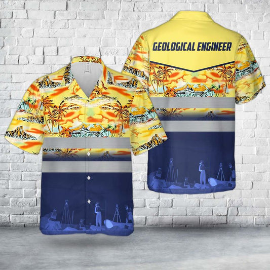 Geological Engineer Tropical Hawaiian Shirt