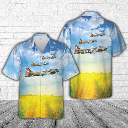 B-17 Sweet Rose O'Grady Flying Fortress airplane Hawaiian Shirt