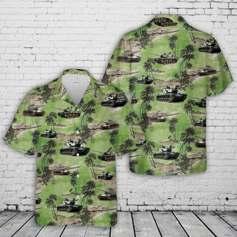 National Guard M60 Tank Hawaiian Shirt