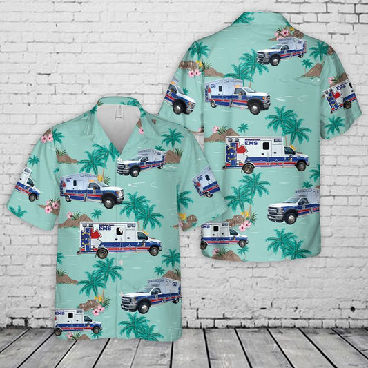 Rockingham County Emergency Services Hawaiian Shirt