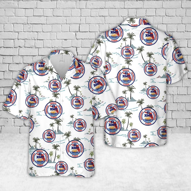 Florida EMT Hawaiian Shirt