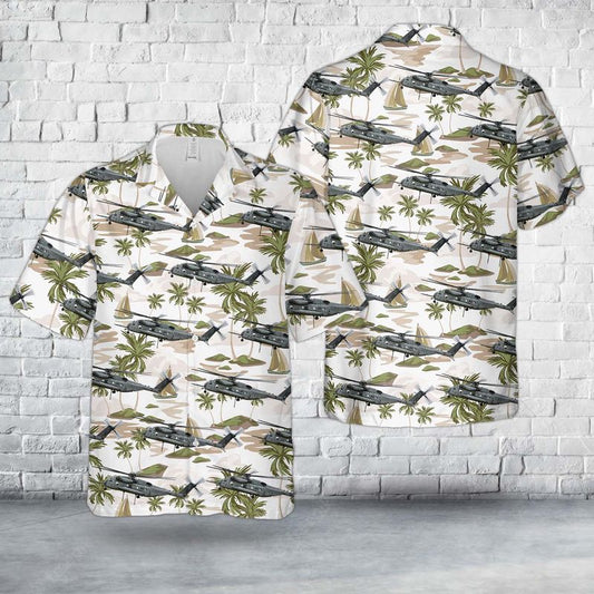 USMC CH-53E Super Stallion HMH-366 Hammerheads Hawaiian Shirt