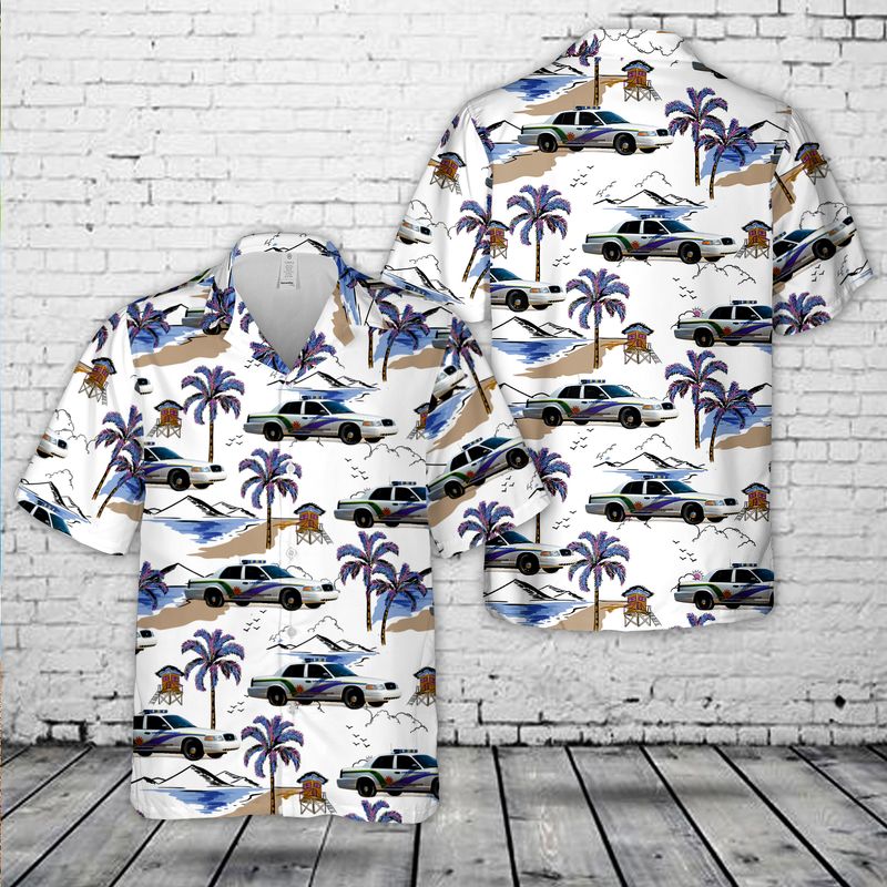 Florida department of agriculture and consumer services (FDACS) Ford Police Interceptor Hawaiian Shirt