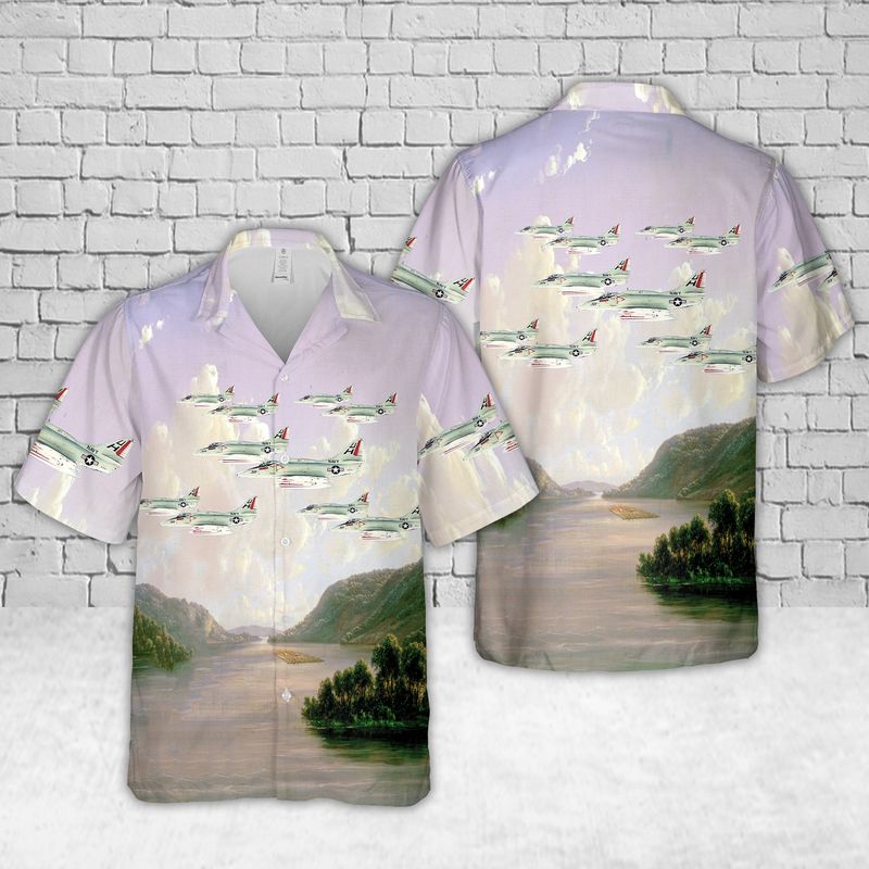 U.S Navy VC-7 Douglas A-4 Skyhawk Hawaiian Shirt