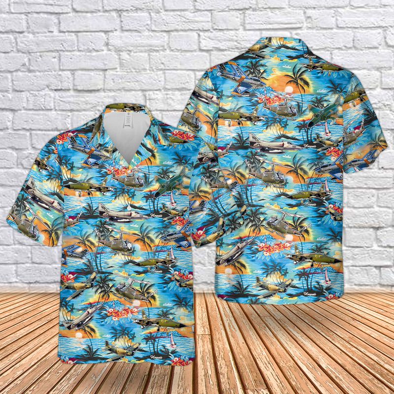 United States Armed Forces Aircraft Hawaiian Shirt