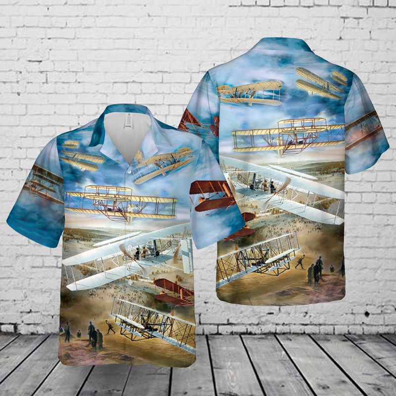 Wright Flyer Hawaiian Shirt