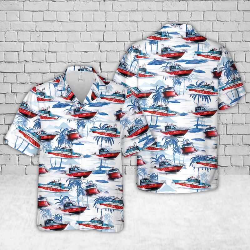 Chicago FD Fast Boat 688 Hawaiian Shirt