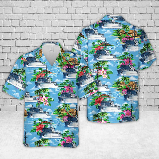 Royal Australian Navy HMAS Diamantina (M 86) Hawaiian Shirt
