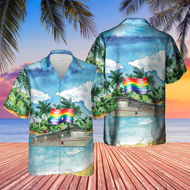 US Cruise Happy Pride Month Hawaiian Shirt