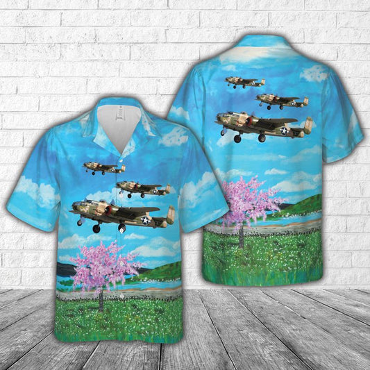 North American TB-25N Mitchell Hawaiian Shirt