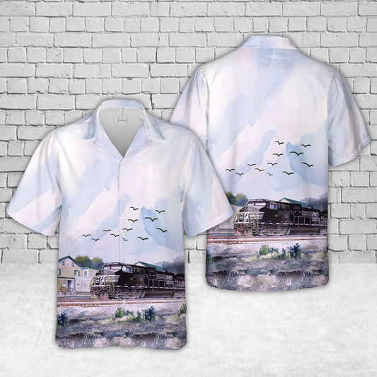 Norfolk Southern Railway Hawaiian Shirt