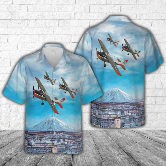 US Army Cessna 172 T-41 Mescalero Hawaiian Shirt