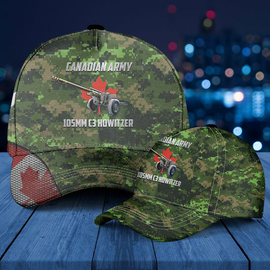 Canadian Army Artillery C3 Howitzer Baseball Cap