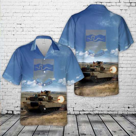 Idaho Army National Guard M1A2 Abrams Hawaiian Shirt