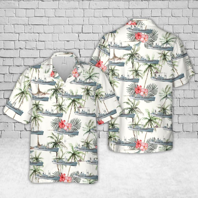 USS Tidewater (AD-31) U.S Navy Ship Reunions Hawaiian Shirt