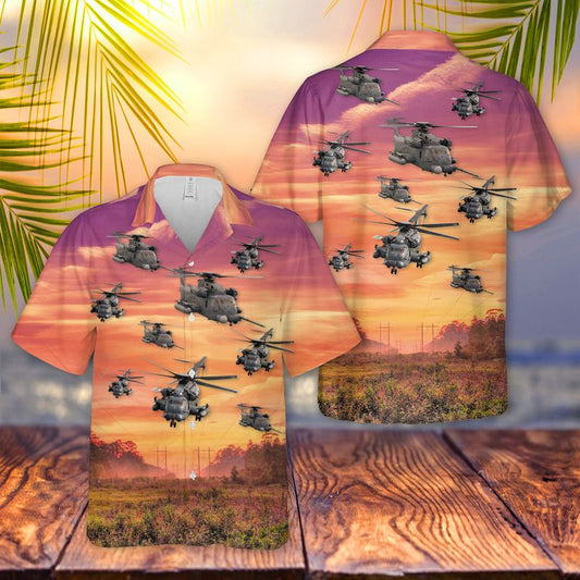 MH-53 Pave Low from the 20th Special Operations Squadron at Hurlburt Field, Florida Hawaiian Shirt